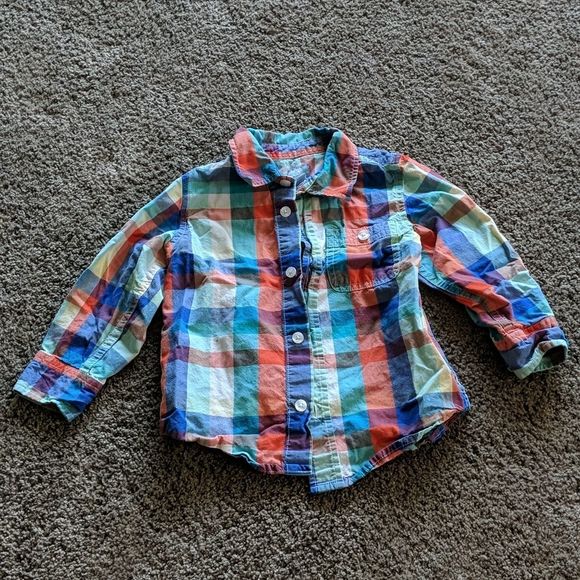 GAP Other - Toddlers Plaid Button Down Shirt by Baby Gap (2T)